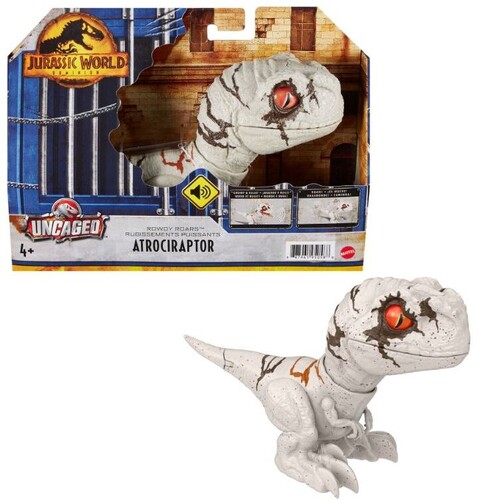 Buy Mattel Jurassic World Dominion Uncaged Rowdy Roars Atrociraptor At Gamefly Gamefly 