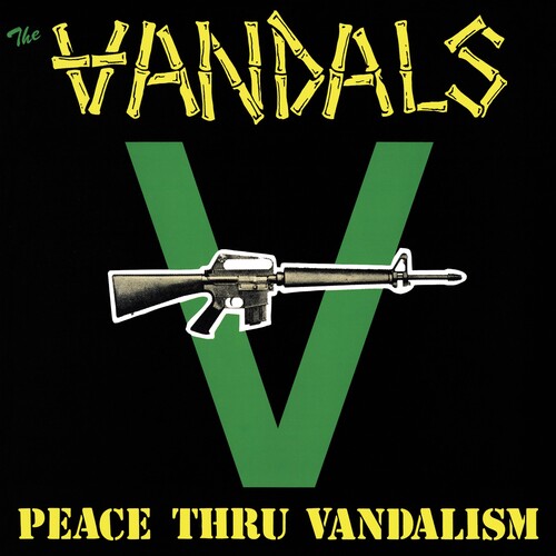 Peace Thru Vandalism - Green/ black Splatter