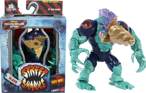 STREET SHARKS SLASH ACTION FIGURE 30TH ANNIVERSARY