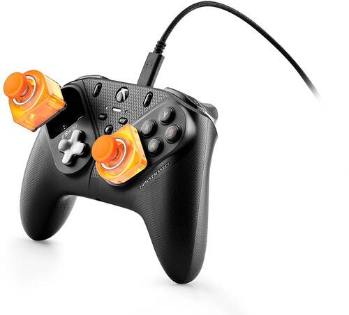 Xbox Accessory:  Wired Controller - Thrustmaster eSwap S Pro - Crystal Orange:  Compatible with PC, Xbox X|S