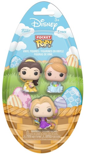 FUNKO POCKET POP EASTER 3 PACK DISNEY PRINCESS