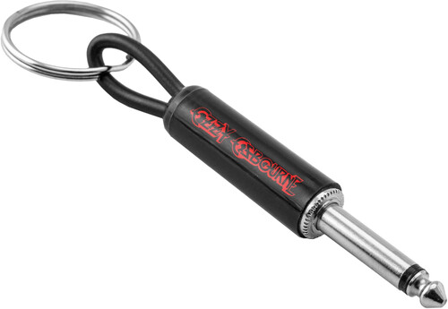 OZZY RED LOGO GUITAR PLUG KEYCHAIN