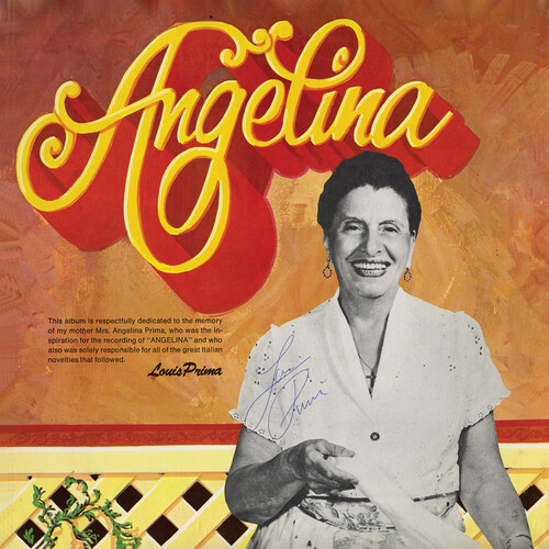 Louis Prima - Angelina vinyl record cover