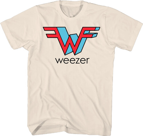 WEEZER WEEZER LOGO TSHIRT MEDIUM NATURAL