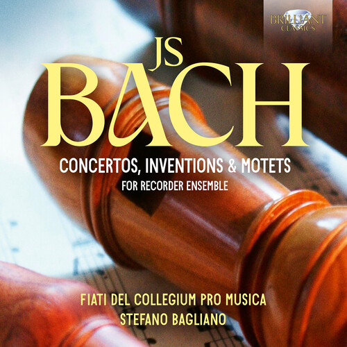 Collegium Pro Musica - J.S. Bach: Cons Inventions & Motets For Recorder vinyl record cover
