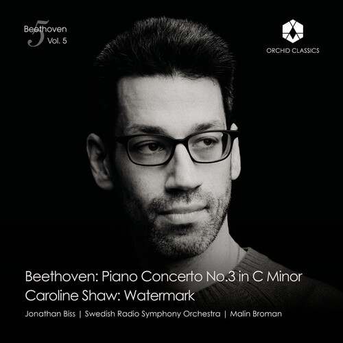 Jonathan Biss  / Swedish Radio Symphony - Beethoven: Piano Concerto No.3; Shaw: Watermark vinyl record cover