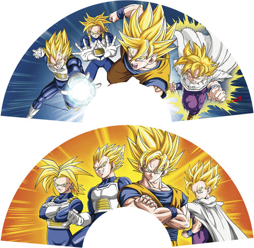 Dragon Ball Z - Paper Fan - Super Saiyans