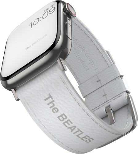 THE BEATLES - WHITE ALBUM LEATHER SMARTWATCH BAND