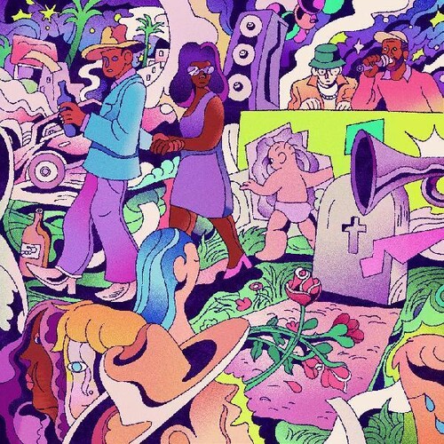 Fat Tony / Taydex - I Will Make A Baby In This Damn Economy (Blue) vinyl record cover