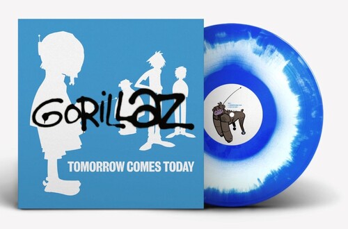 Tomorrow Comes Today EP (white and blue colour-in-colour)