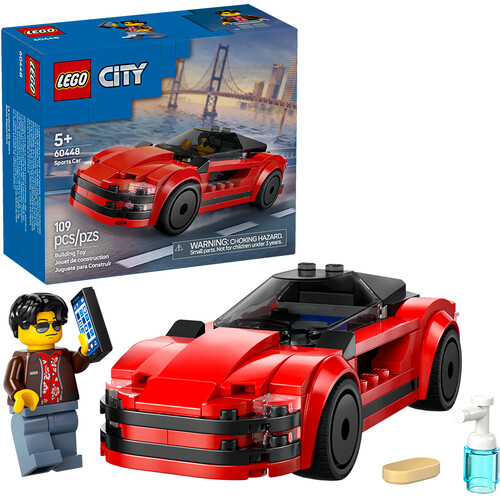 LEGO CITY GREAT VEHICLES RED SPORTS CAR