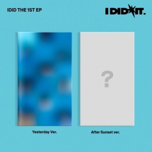 I Did It- Random Cover - incl. 80pg Photobook, Dust Jacket, Interview Folded Poster + 2 Photocards [Import]