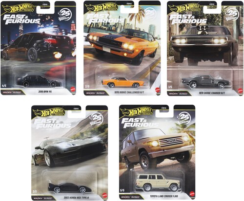 HW PREMIUM 1 64 FAST & FURIOUS 10 PIECE Q ASRT