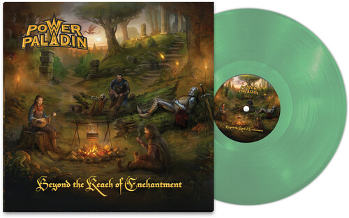 Power Paladin - Beyond The Reach Of Enchantment - Green Vinyl (Uk) vinyl record cover