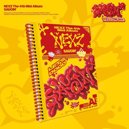 Nexz - 4th Mini Album Saucin' vinyl record cover