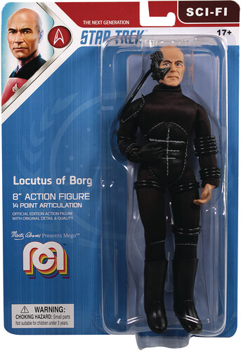 MEGO SCI-FI STAR TREK TNG LOCUTUS 8IN AF