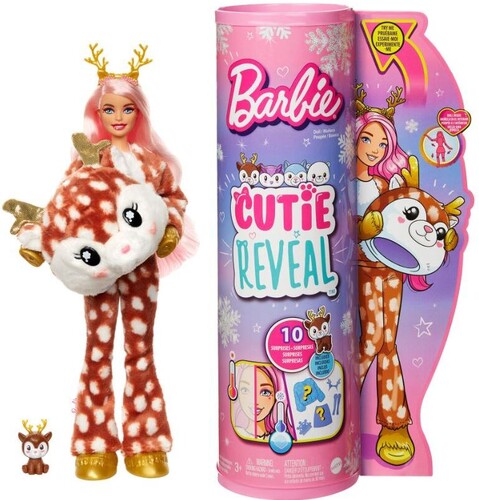Barbie - Barbie Cutie Reveal Doll Winter Sparkle Deer