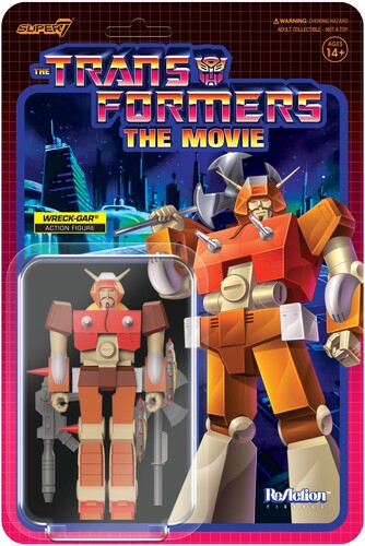 TRANSFORMERS REACTION FIGURES WV6 WRECK-GAR (G1)