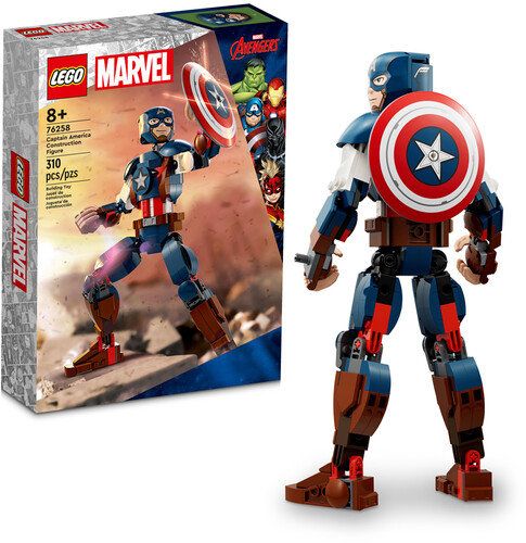 SUPER HEROES CAPTAIN AMERICA CONSTRUCTION FIGURE