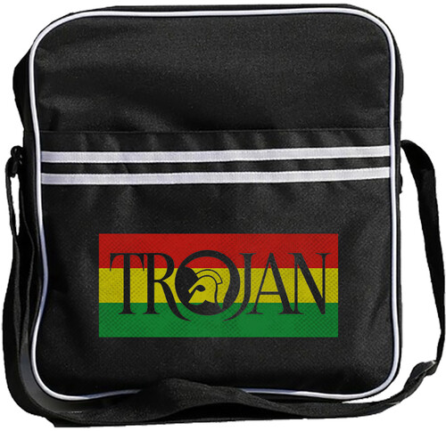 TROJAN FLAG LOGO ZIP TOP MESSENGER BAG