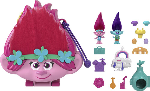 POLLY POCKET TROLLS POPPY COMPACT