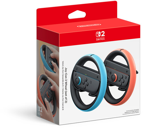 Switch 2 Accessory:  Controller - Nintendo JOY - CON 2:  Wheel (set of 2)