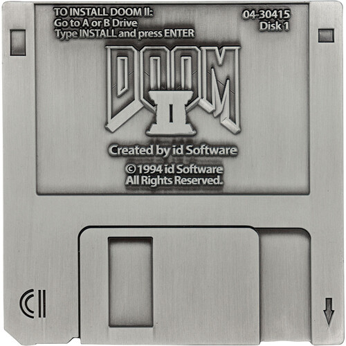 DOOM II FLOPPY DISK REPLICA|alliance entertainment