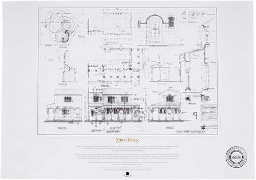 BLUEPRINT - THE COURTYARD OF MINAS TIRITH