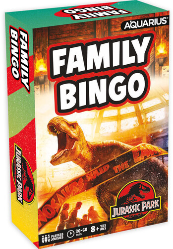 JURASSIC PARK FAMILY BINGO GAME
