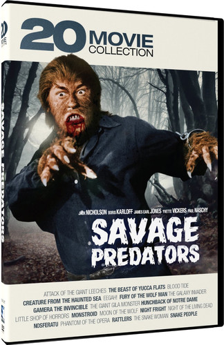 Savage Predators: 20 Movie Collection