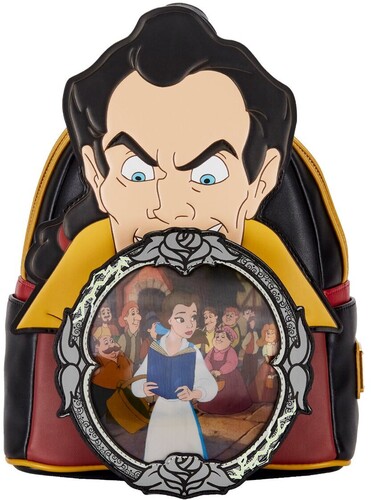 Loungefly Disney: - Villains Scene Gaston Mini Backpack (Back)