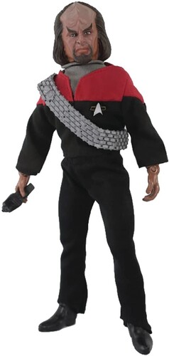 MEGO STAR TREK DS9 LT WORF 8IN AF