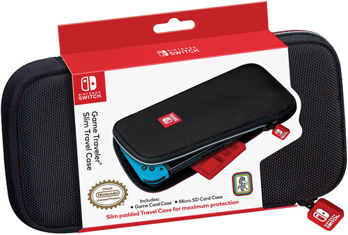 Switch Accessory: Case - RDS Game Traveler Slim - Black: Officially Licensed by Nintendo