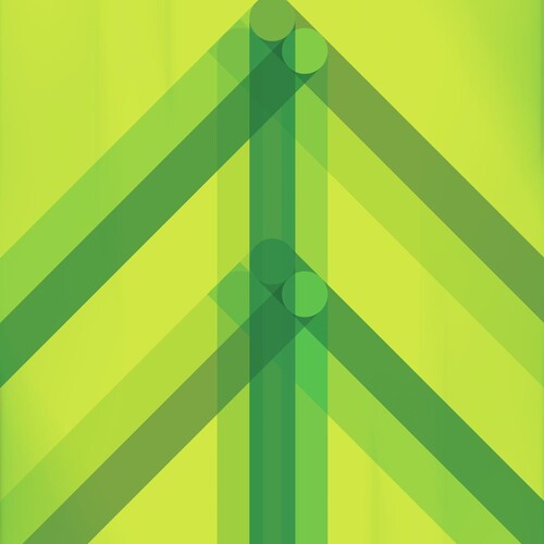 Every Direction Is North - Green Glass