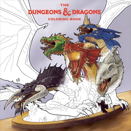 Dungeons & Dragons - The Dungeons & Dragons Coloring Book: 80 Adventurous Line Drawings (Dungeons & Dragons, D&D)