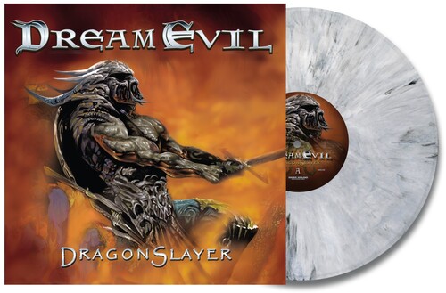 Dream Evil - Dragonslayer - White/Black Marble (Blk) [Colored Vinyl]