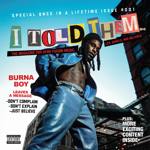 Burna Boy -  I Told Them… [Indie Exclusive Limited Edition CD]