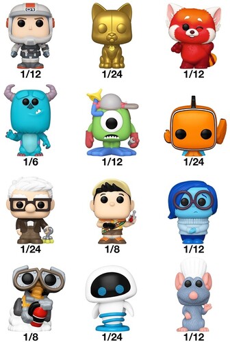 FUNKO Bitty POP! Singles: Pixar (One Random Bitty POP! Per Purchase)