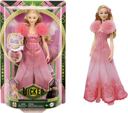 Mattel Collectible - Universal Pictures' Wicked Singing Glinda Fashion Doll, Posable with Removable Movie Fashions & Accessories