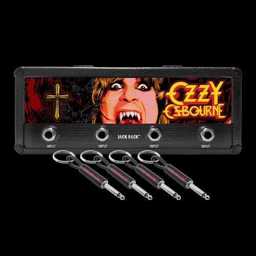 PLUGINZ OZZY OSBOURNE JACK RACK W/ 4 GTR PLUG KEYCH