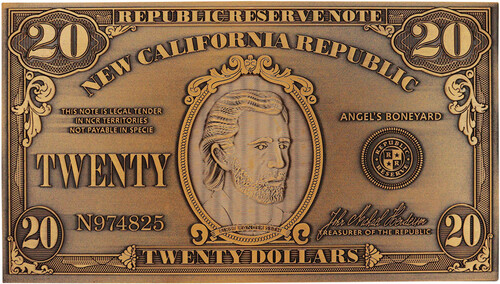 FALLOUT NEW VEGAS REPLICA NCR $20 BILL