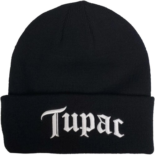 Tupac - Embroidered Logo - Acrylic Knit Hat - Black BN3178124H00