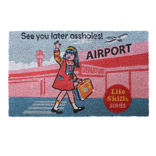 STEVEN RHODES - SEE YOU LATER 29 X 17 DOORMAT