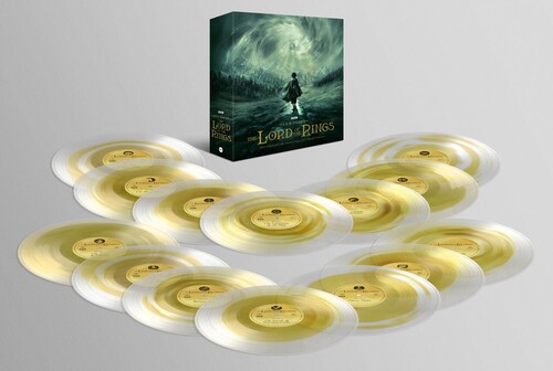 Lord of the Rings: Complete Radio Dramatisation - Lord Of The Rings: The Complete BBC Radio Full-Cast Dramatisation - Boxset Contains 14LP's on Clear & Forged Gold Colored Vinyl vinyl record cover