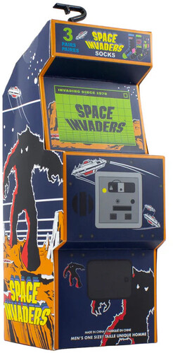 PERRI'S SPACE INVADERS ARCADE SOCKS 3 PACK BOX