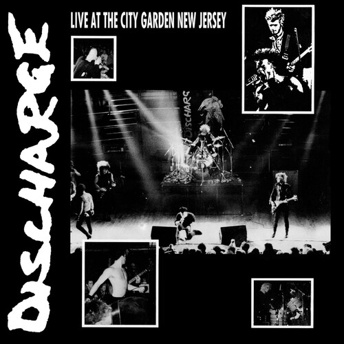 Discharge - Live At City Garden New Jersey vinyl record cover