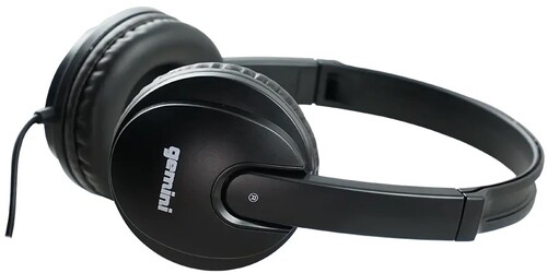 GEMINI DJX200 COMFORT DJ HEADPHONE LGTWGT BLACK