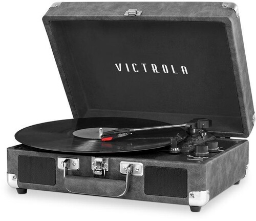Victrola VSC-550BT-GRY Journey Bluetooth Portable Suitcase Turntable (Grey)