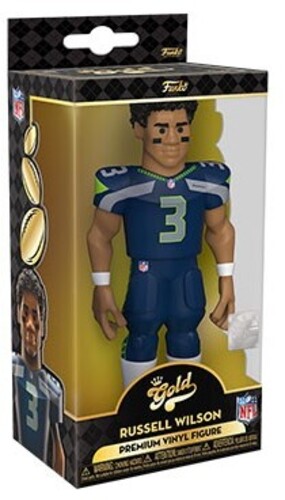Funko Gold 5 NFL: - Seahawks- Russell Wilson (Home Uniform)(Styles May