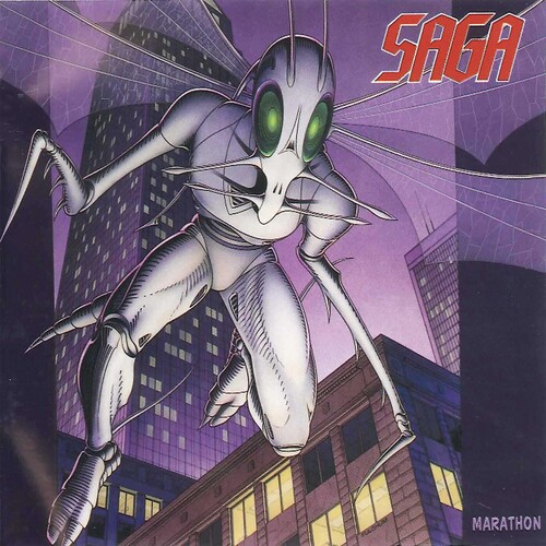 Saga - Marathon (Uk) vinyl record cover